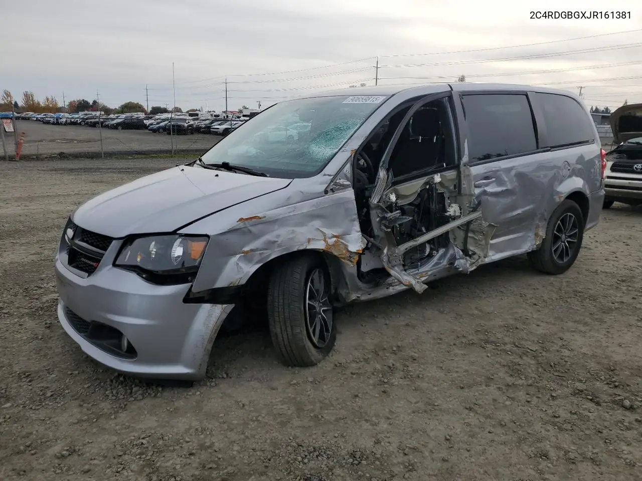 2C4RDGBGXJR161381 2018 Dodge Grand Caravan Se
