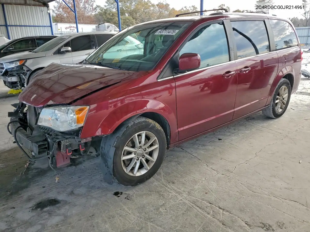 2C4RDGCG0JR214961 2018 Dodge Grand Caravan Sxt