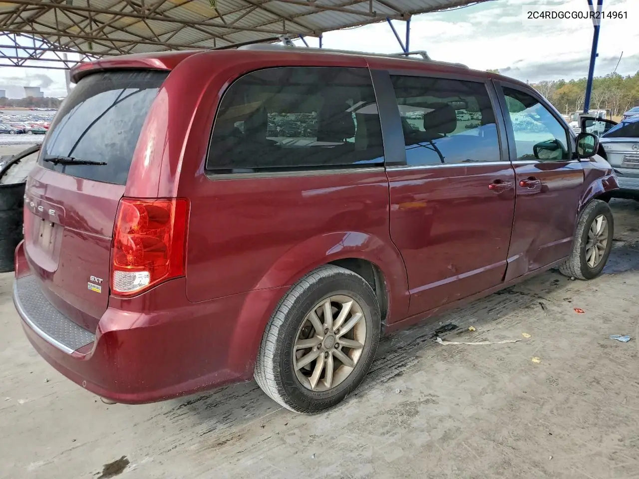 2C4RDGCG0JR214961 2018 Dodge Grand Caravan Sxt