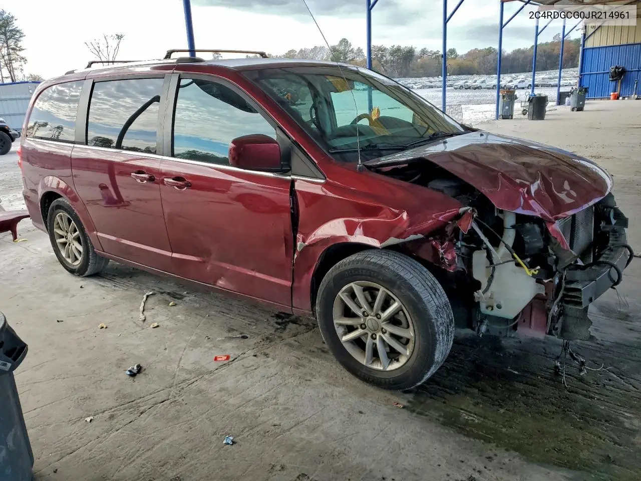 2C4RDGCG0JR214961 2018 Dodge Grand Caravan Sxt