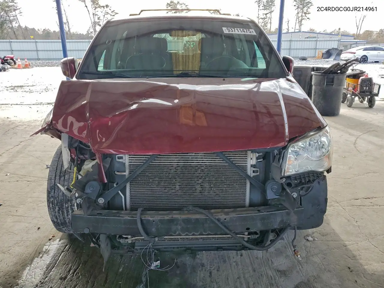 2C4RDGCG0JR214961 2018 Dodge Grand Caravan Sxt
