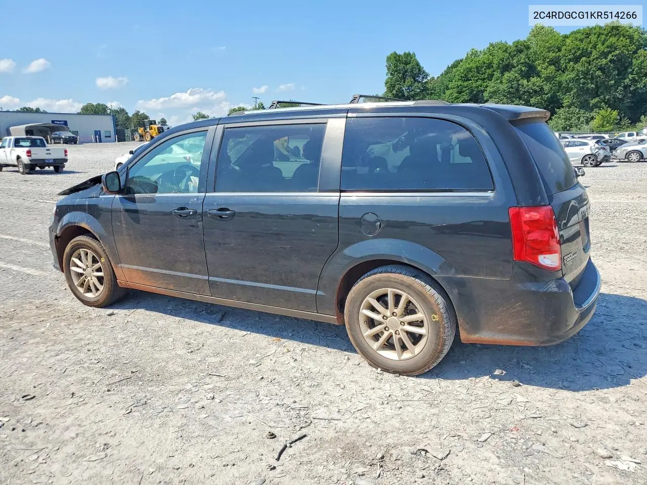 2019 Dodge Grand Caravan Sxt VIN: 2C4RDGCG1KR514266 Lot: 56551566