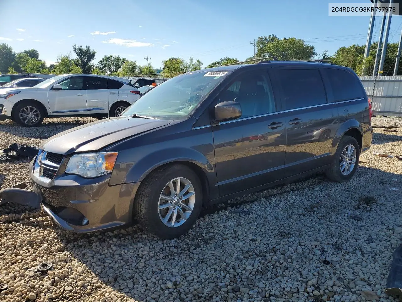 2C4RDGCG3KR797978 2019 Dodge Grand Caravan Sxt