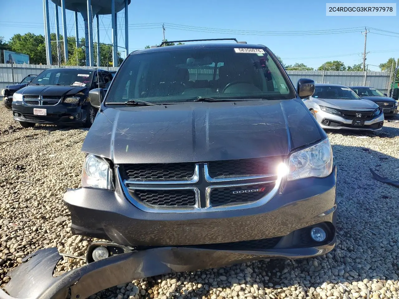2C4RDGCG3KR797978 2019 Dodge Grand Caravan Sxt
