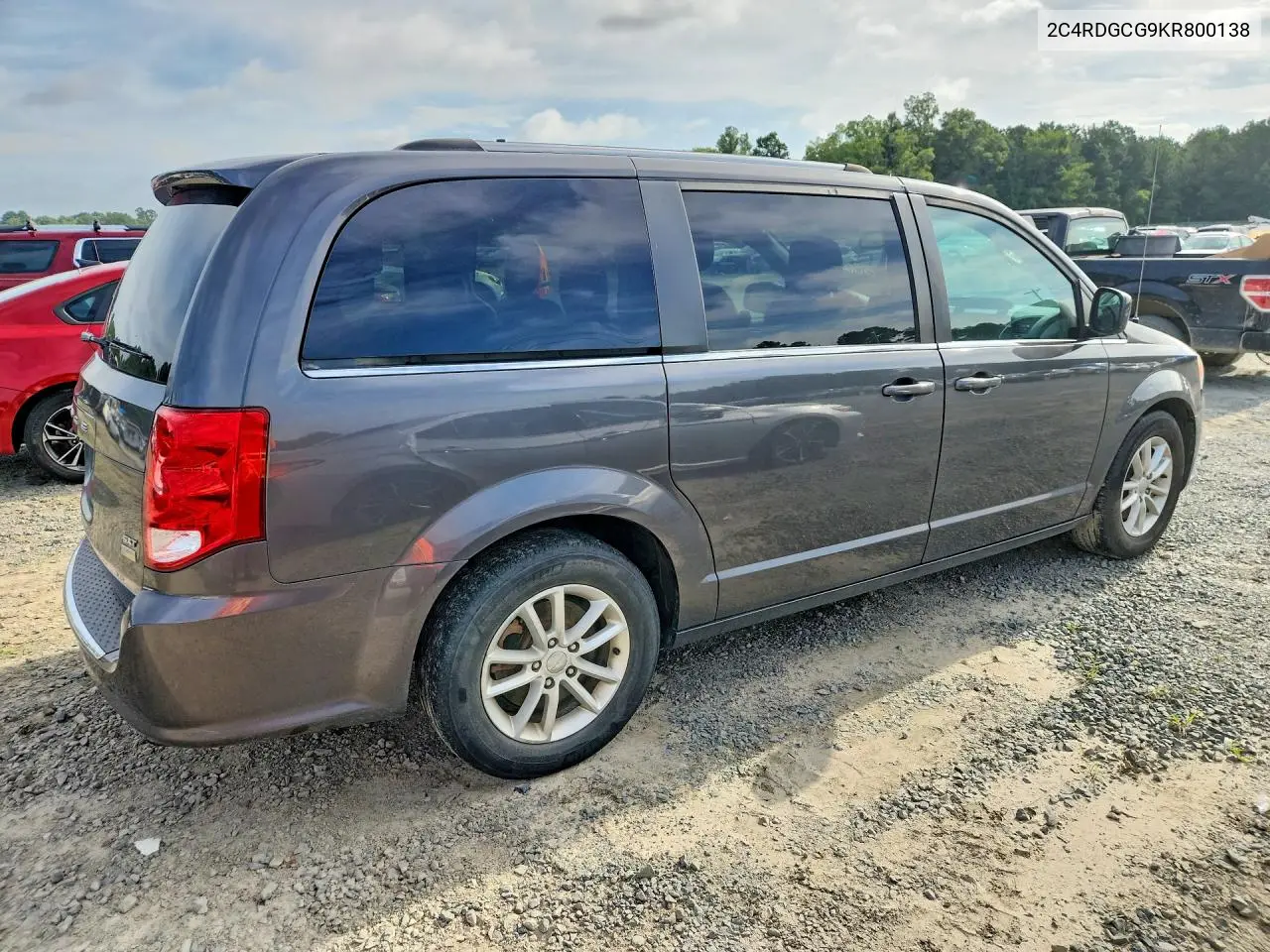 2019 Dodge Grand Caravan Sxt VIN: 2C4RDGCG9KR800138 Lot: 58367926