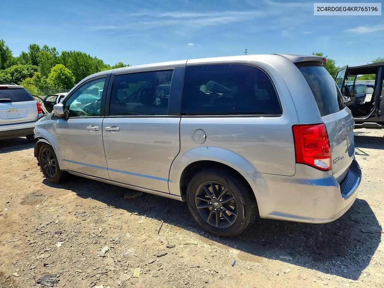 2C4RDGEG4KR765196 2019 Dodge Grand Caravan Gt