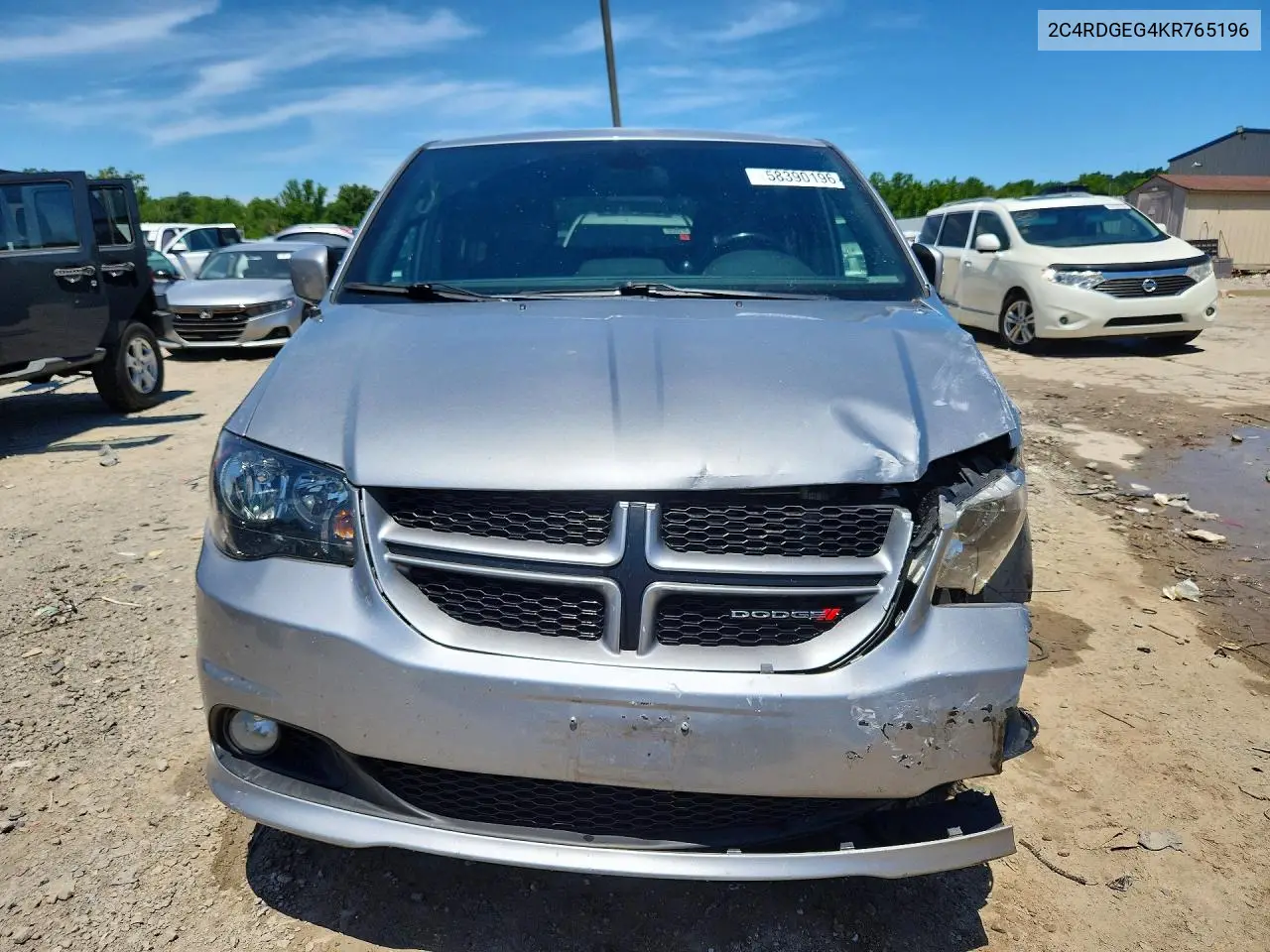 2C4RDGEG4KR765196 2019 Dodge Grand Caravan Gt