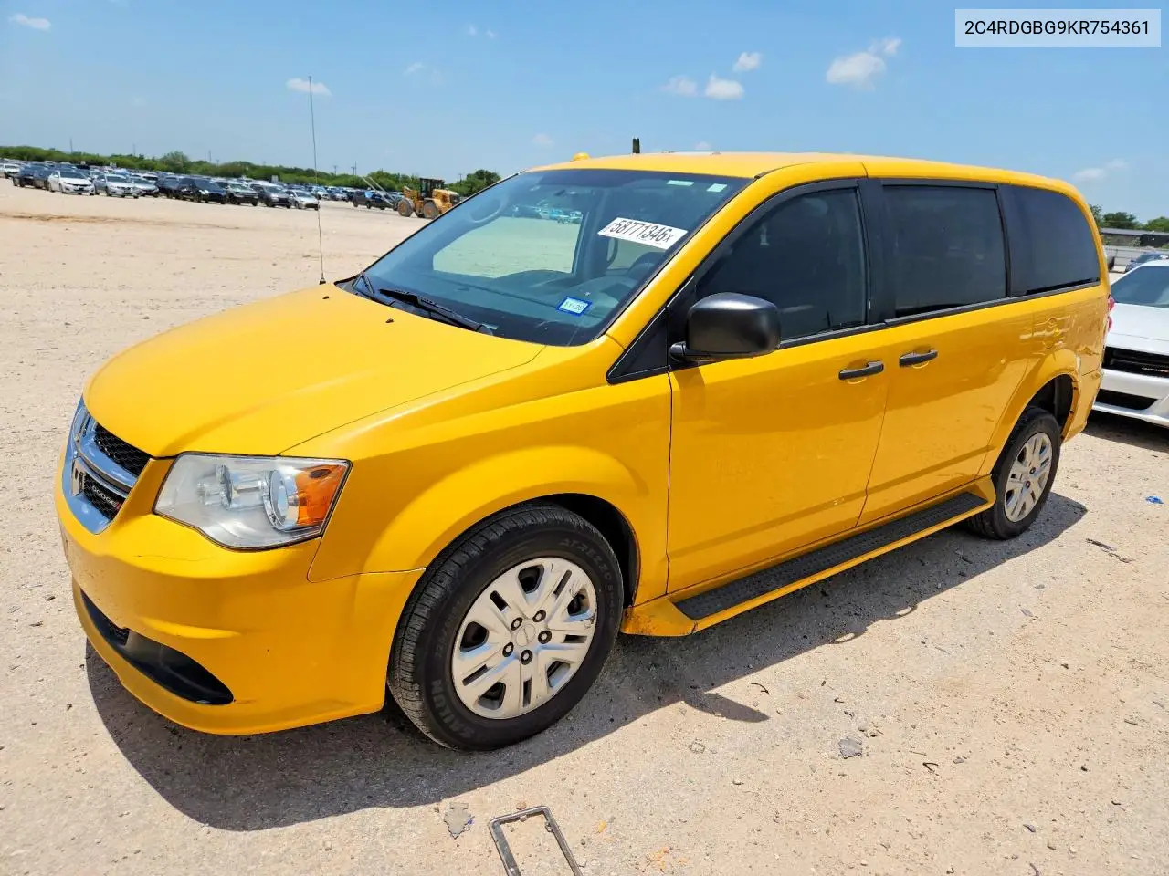 2C4RDGBG9KR754361 2019 Dodge Grand Caravan Se