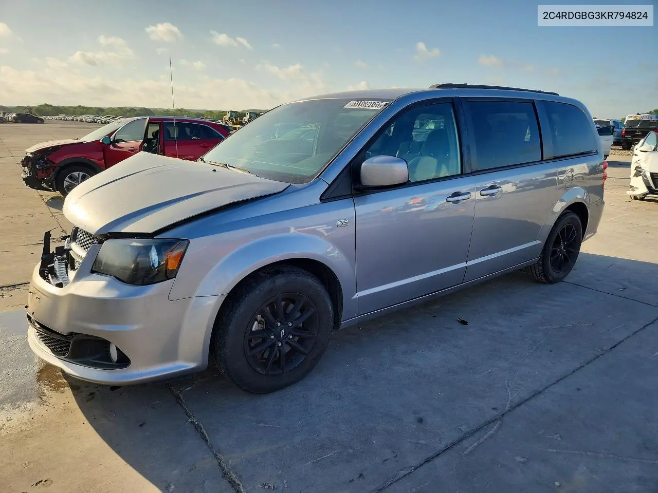2019 Dodge Grand Caravan Se VIN: 2C4RDGBG3KR794824 Lot: 59082066