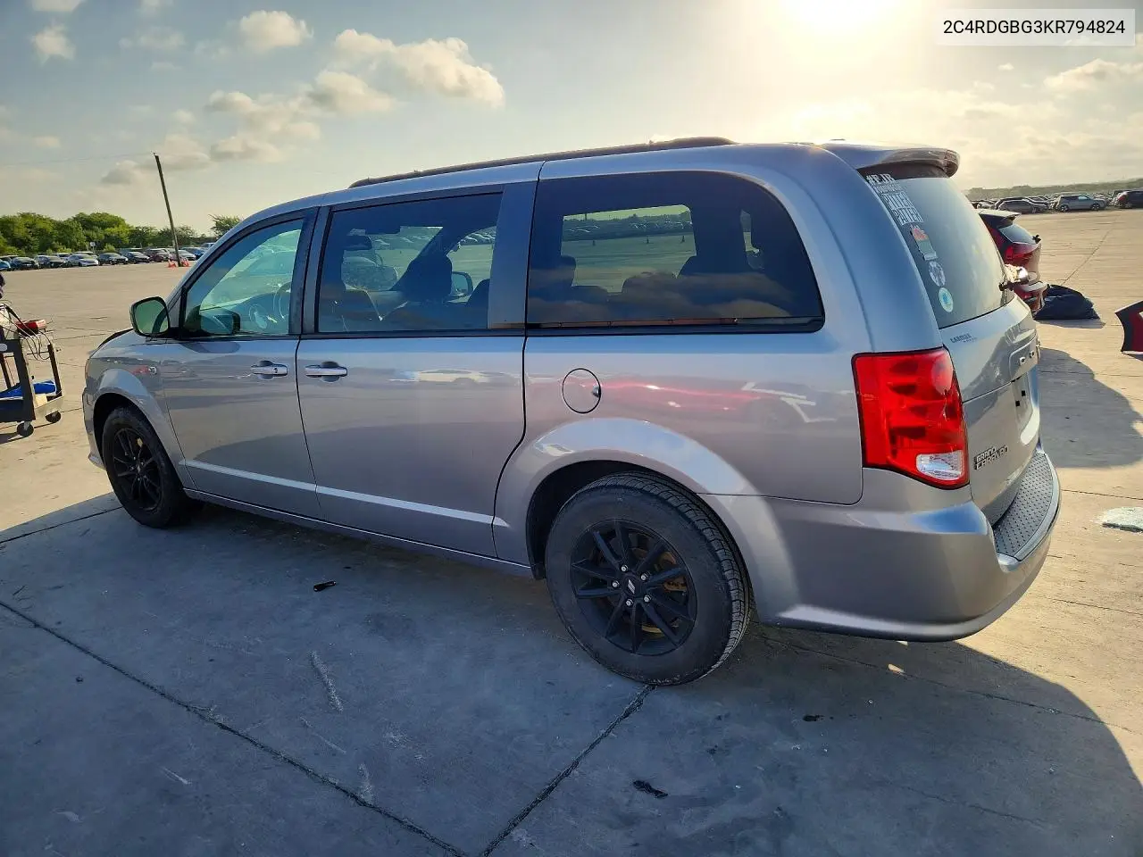 2019 Dodge Grand Caravan Se VIN: 2C4RDGBG3KR794824 Lot: 59082066