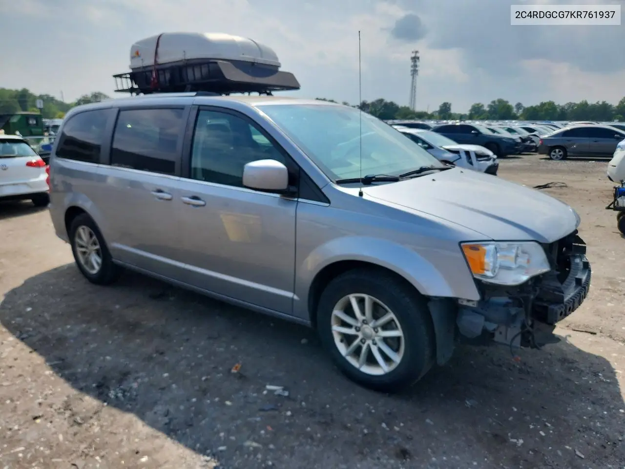 2019 Dodge Grand Caravan Sxt VIN: 2C4RDGCG7KR761937 Lot: 59833956