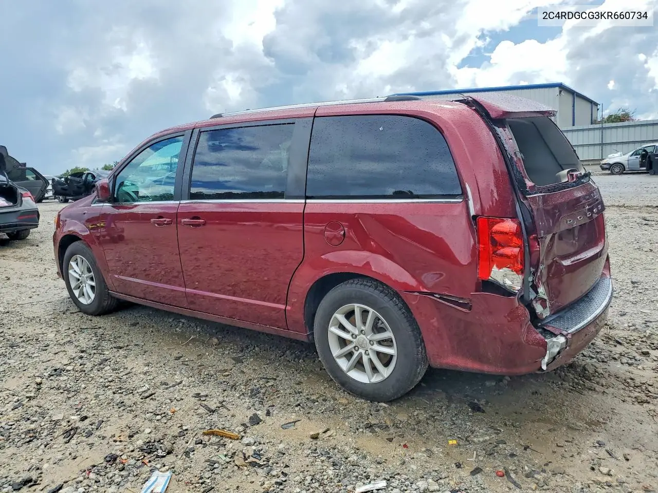 2019 Dodge Grand Caravan Sxt VIN: 2C4RDGCG3KR660734 Lot: 60577976