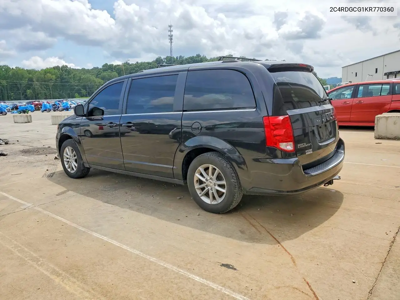 2019 Dodge Grand Caravan Sxt VIN: 2C4RDGCG1KR770360 Lot: 60753796