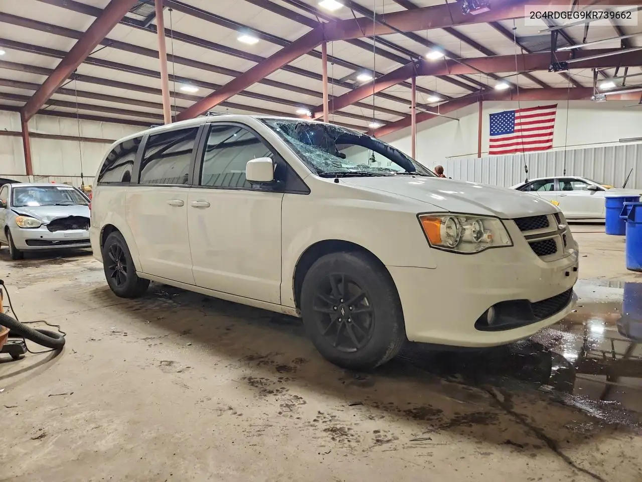 2019 Dodge Grand Caravan Gt VIN: 2C4RDGEG9KR739662 Lot: 61315726