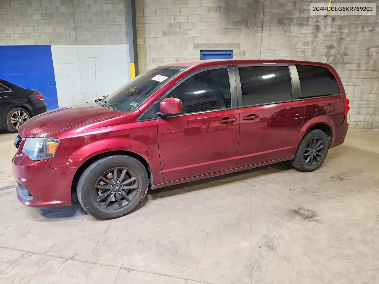 2019 Dodge Grand Caravan Gt VIN: 2C4RDGEG6KR769203 Lot: 61331276