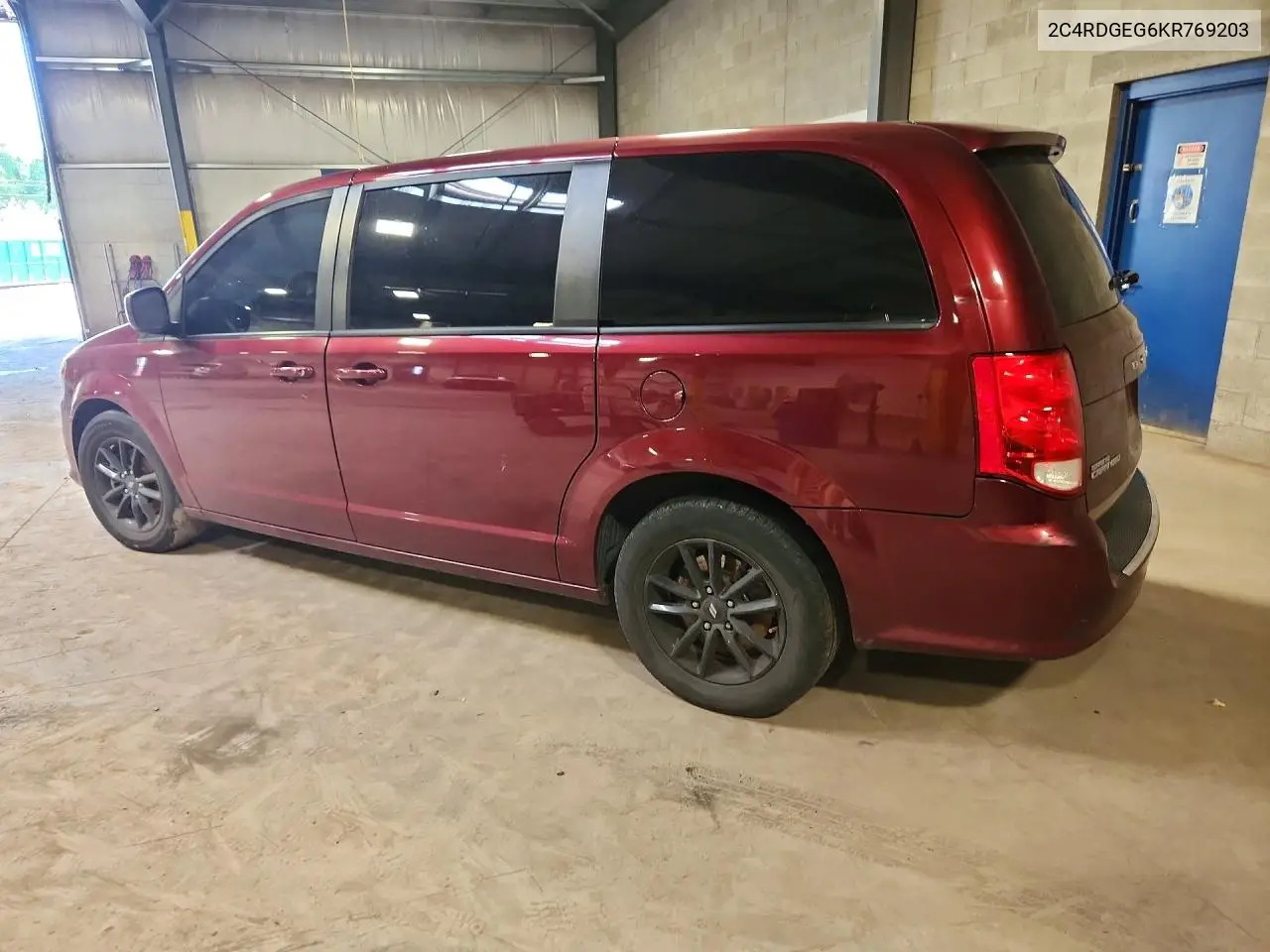 2019 Dodge Grand Caravan Gt VIN: 2C4RDGEG6KR769203 Lot: 61331276