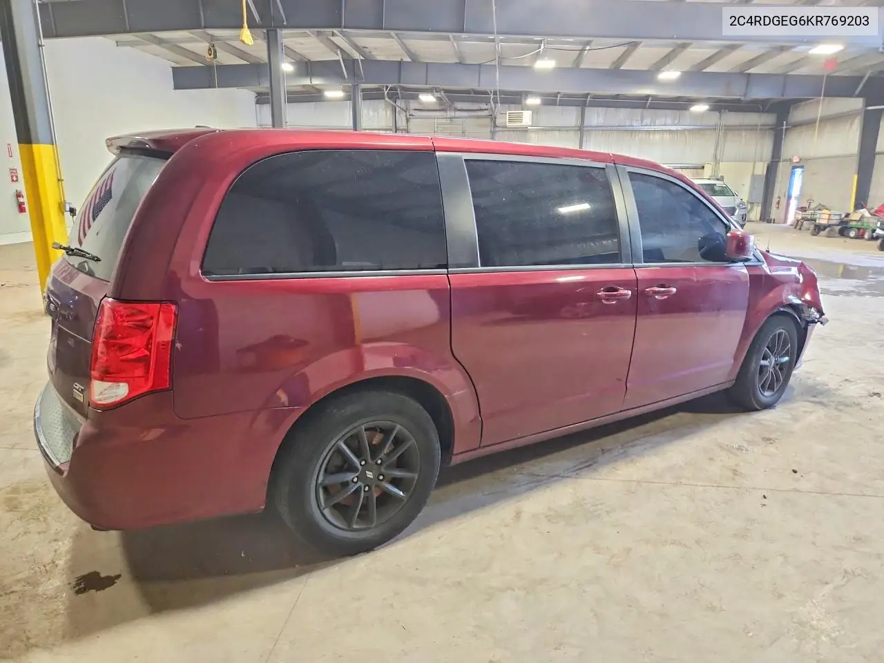 2019 Dodge Grand Caravan Gt VIN: 2C4RDGEG6KR769203 Lot: 61331276