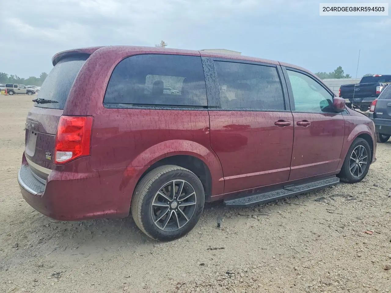2019 Dodge Grand Caravan Gt VIN: 2C4RDGEG8KR594503 Lot: 61468266