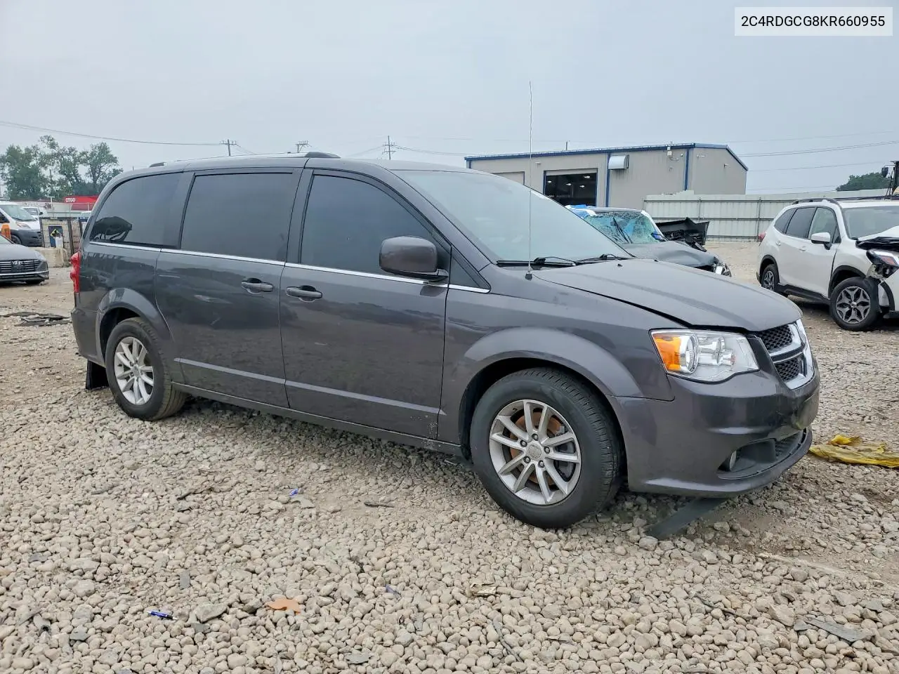 2019 Dodge Grand Caravan Sxt VIN: 2C4RDGCG8KR660955 Lot: 61473146
