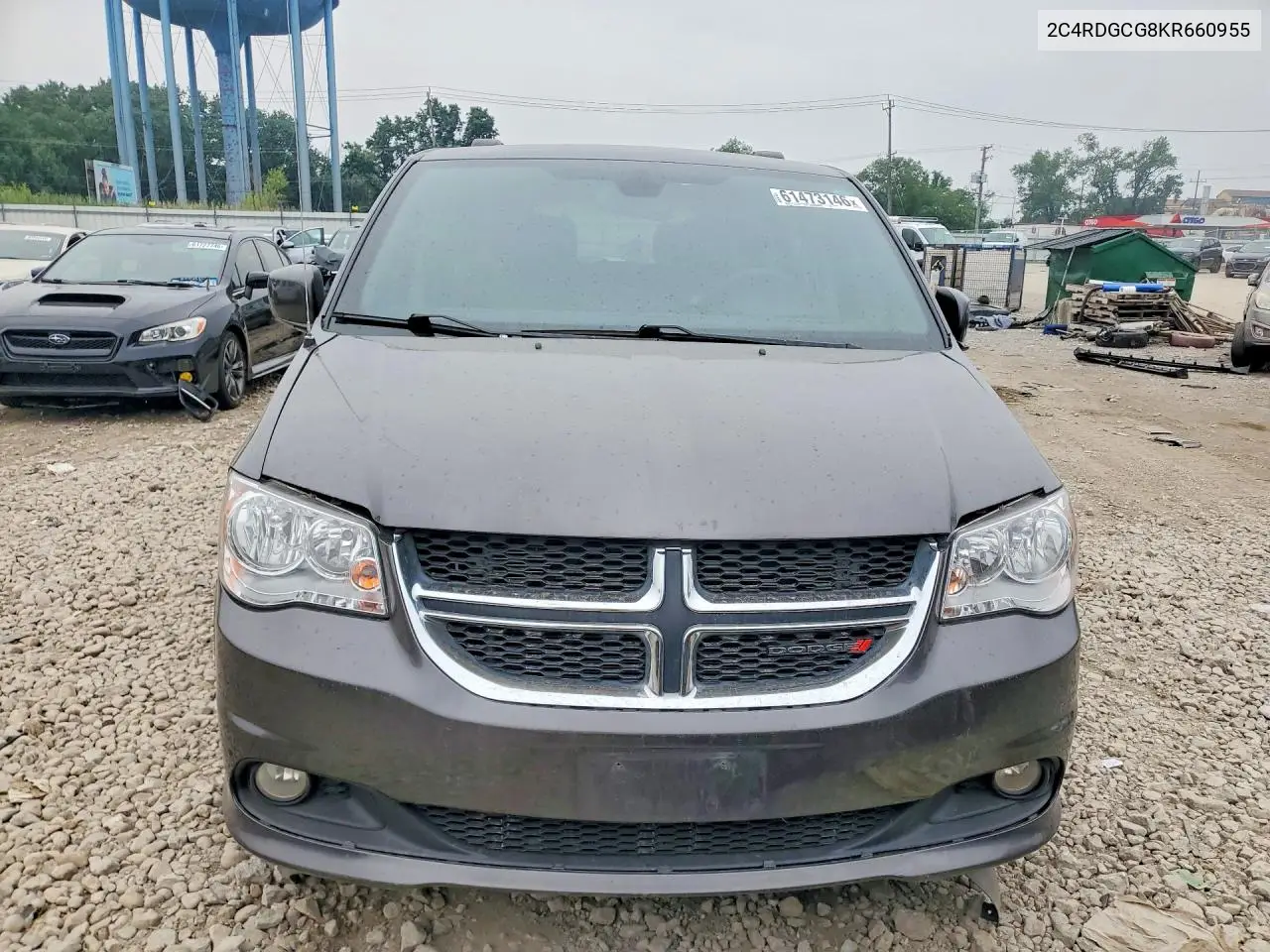 2019 Dodge Grand Caravan Sxt VIN: 2C4RDGCG8KR660955 Lot: 61473146