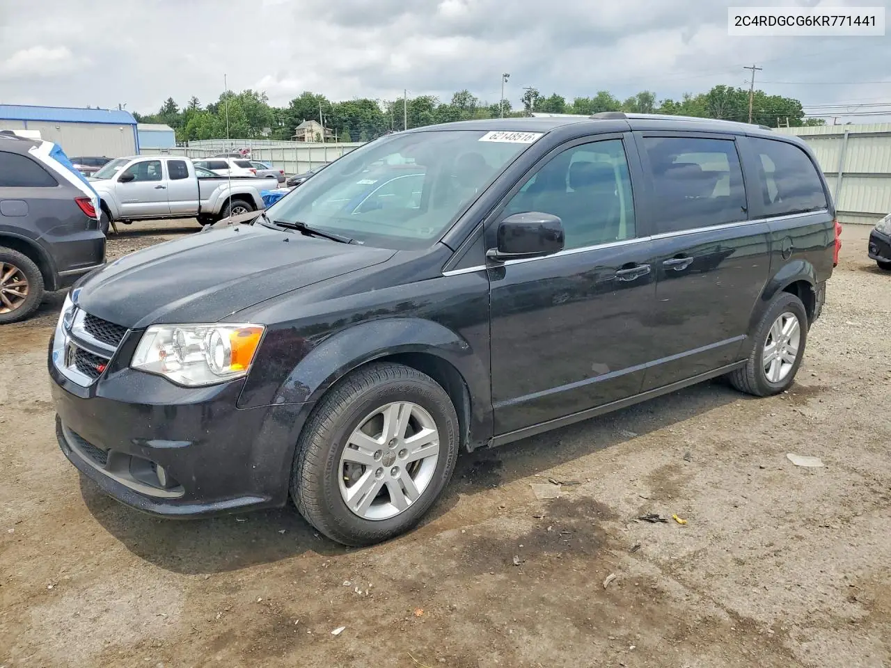 2019 Dodge Grand Caravan Sxt VIN: 2C4RDGCG6KR771441 Lot: 62148516