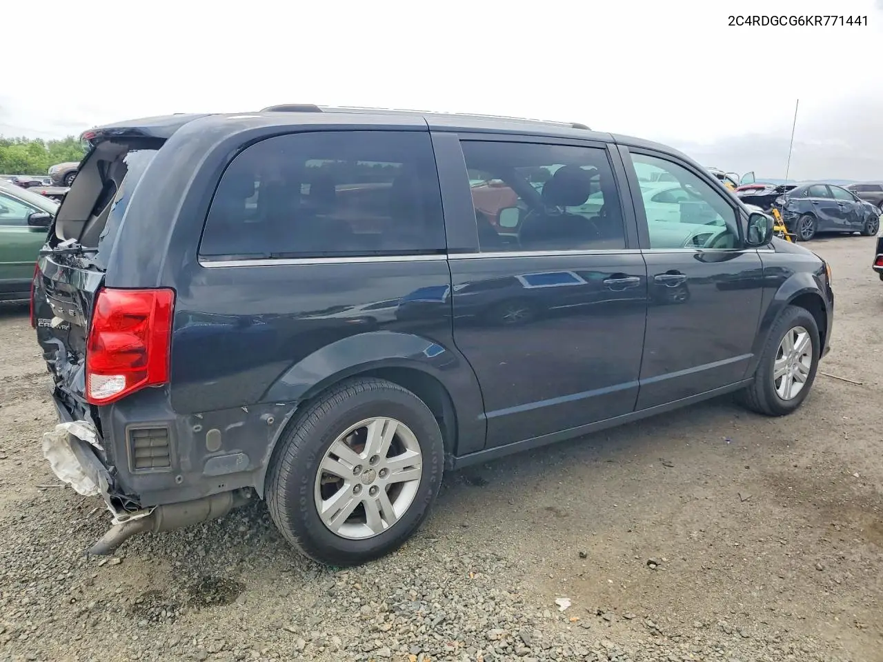 2019 Dodge Grand Caravan Sxt VIN: 2C4RDGCG6KR771441 Lot: 62148516
