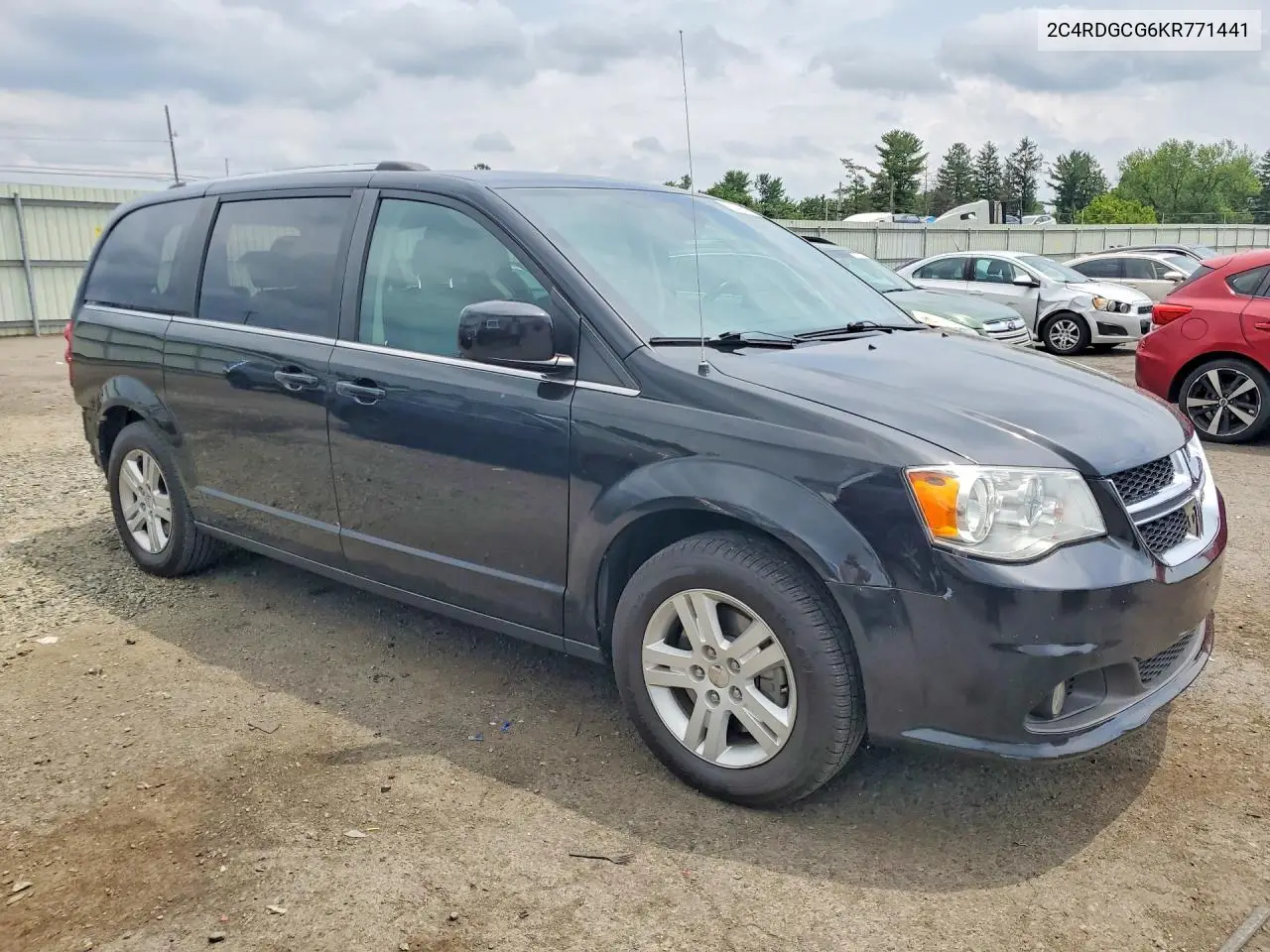 2019 Dodge Grand Caravan Sxt VIN: 2C4RDGCG6KR771441 Lot: 62148516
