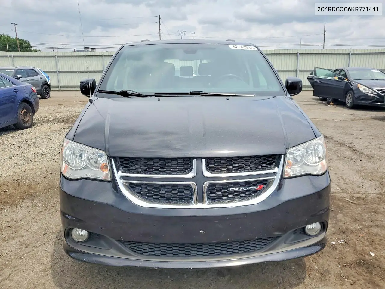 2019 Dodge Grand Caravan Sxt VIN: 2C4RDGCG6KR771441 Lot: 62148516