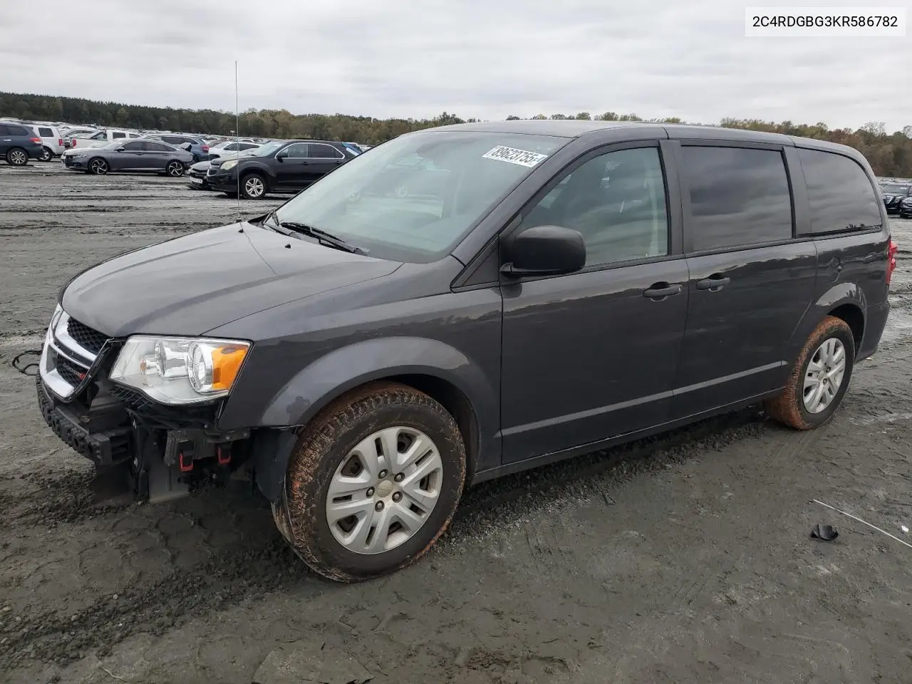 2C4RDGBG3KR586782 2019 Dodge Grand Caravan Se