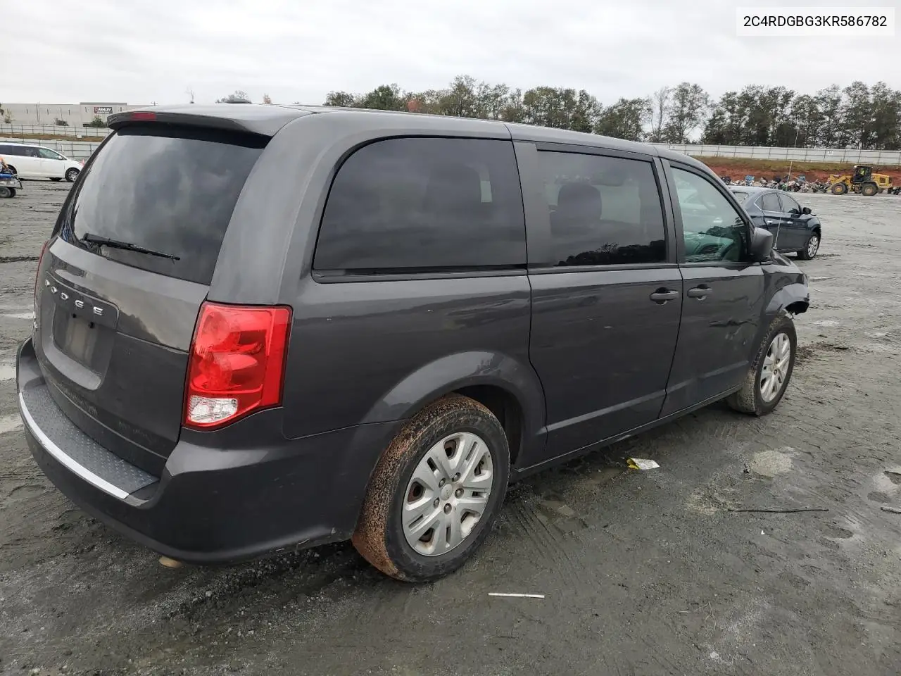 2C4RDGBG3KR586782 2019 Dodge Grand Caravan Se