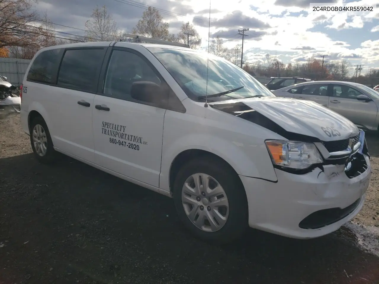 2C4RDGBG4KR559042 2019 Dodge Grand Caravan Se