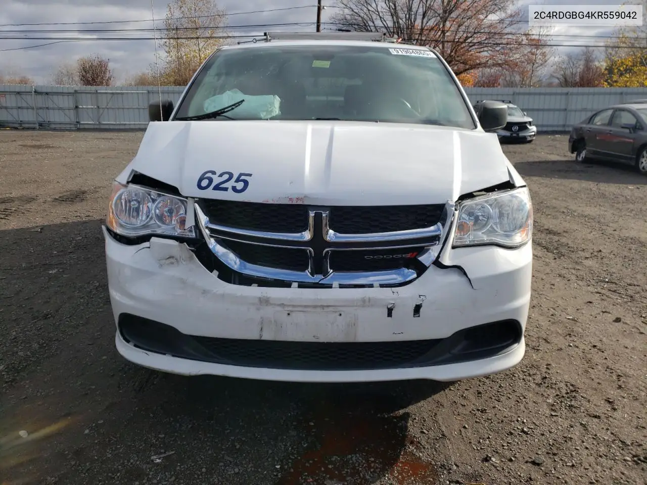 2C4RDGBG4KR559042 2019 Dodge Grand Caravan Se