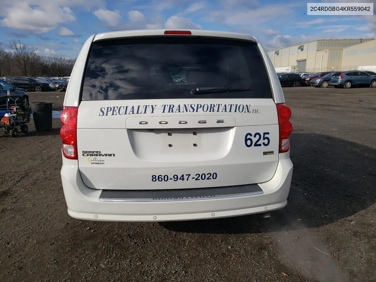 2C4RDGBG4KR559042 2019 Dodge Grand Caravan Se