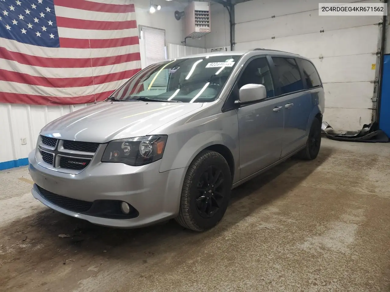 2C4RDGEG4KR671562 2019 Dodge Grand Caravan Gt