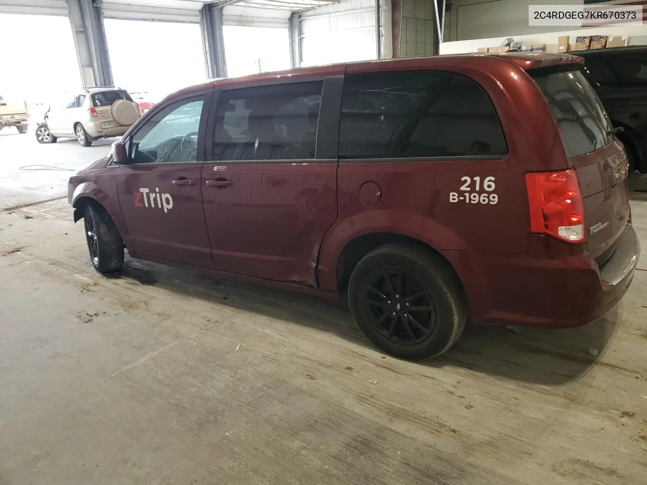 2C4RDGEG7KR670373 2019 Dodge Grand Caravan Gt