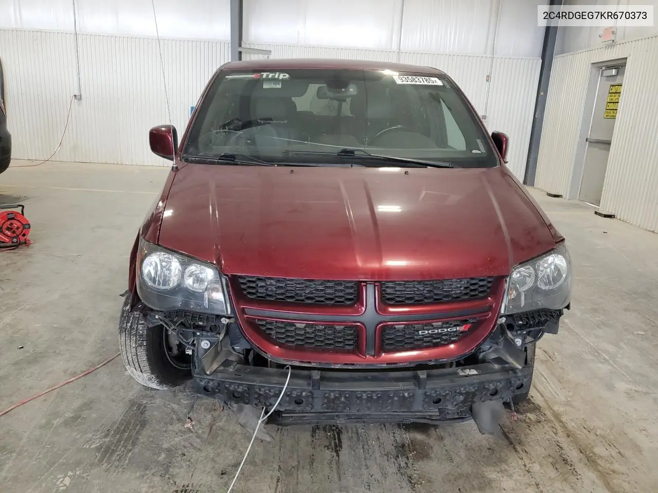 2C4RDGEG7KR670373 2019 Dodge Grand Caravan Gt