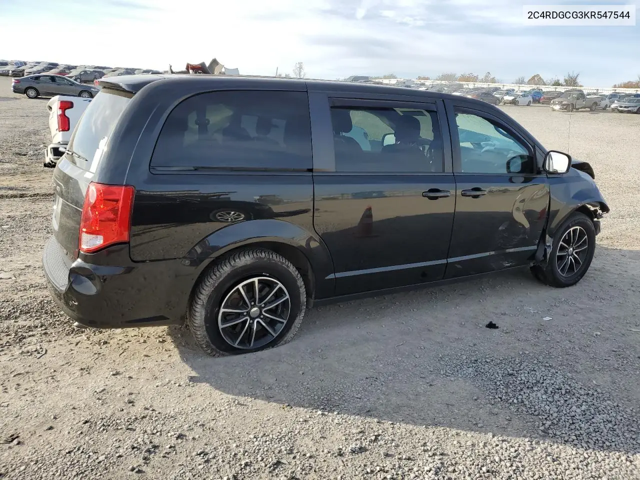 2C4RDGCG3KR547544 2019 Dodge Grand Caravan Sxt