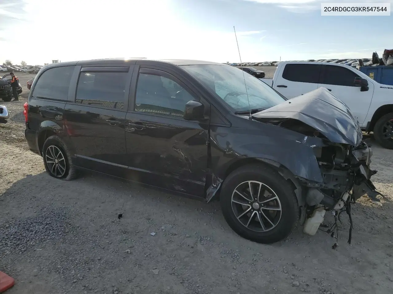 2C4RDGCG3KR547544 2019 Dodge Grand Caravan Sxt