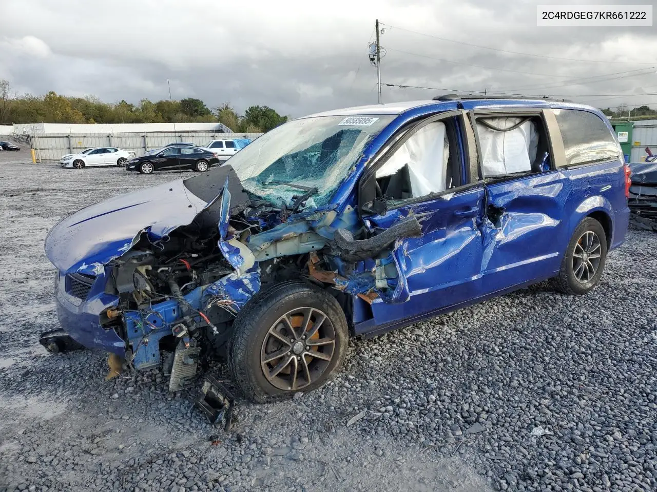 2C4RDGEG7KR661222 2019 Dodge Grand Caravan Gt