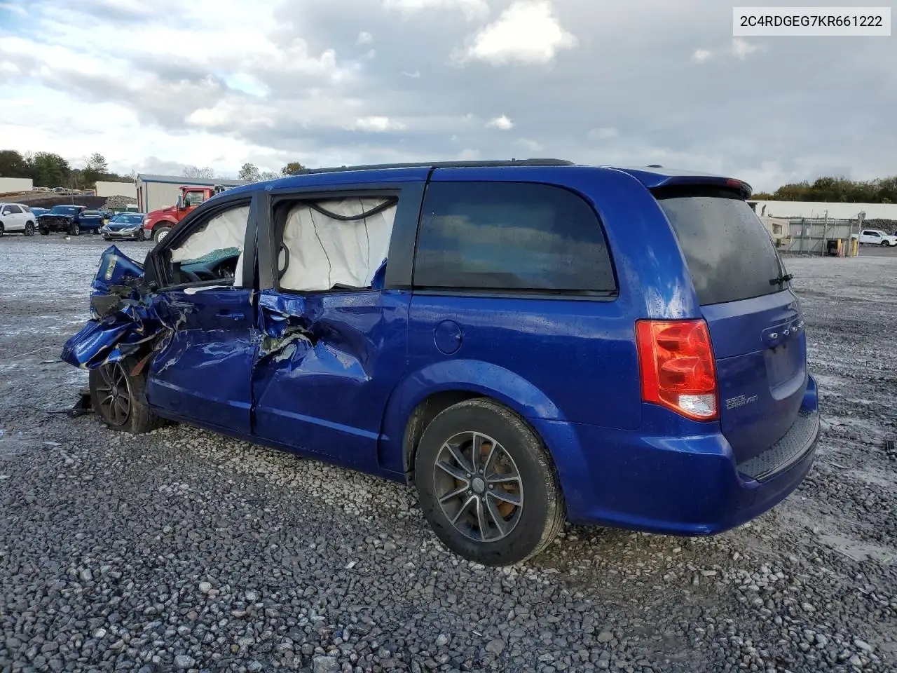 2C4RDGEG7KR661222 2019 Dodge Grand Caravan Gt