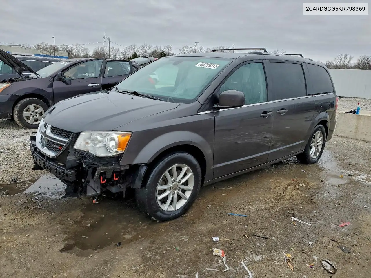 2C4RDGCG5KR798369 2019 Dodge Grand Caravan Sxt