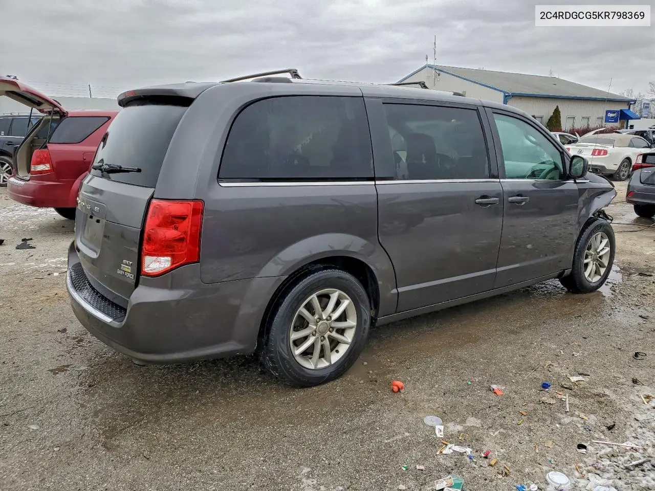2C4RDGCG5KR798369 2019 Dodge Grand Caravan Sxt