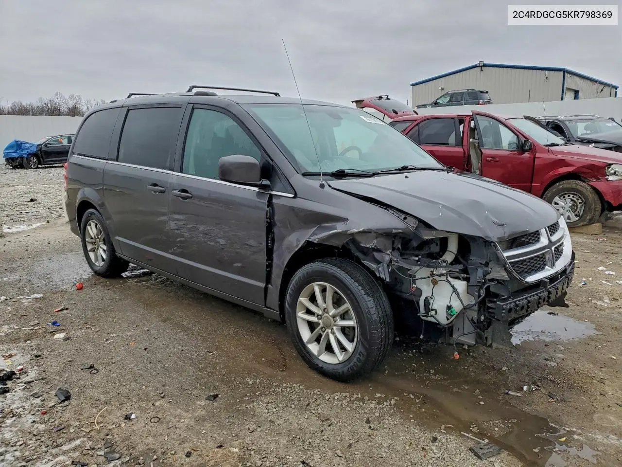 2C4RDGCG5KR798369 2019 Dodge Grand Caravan Sxt