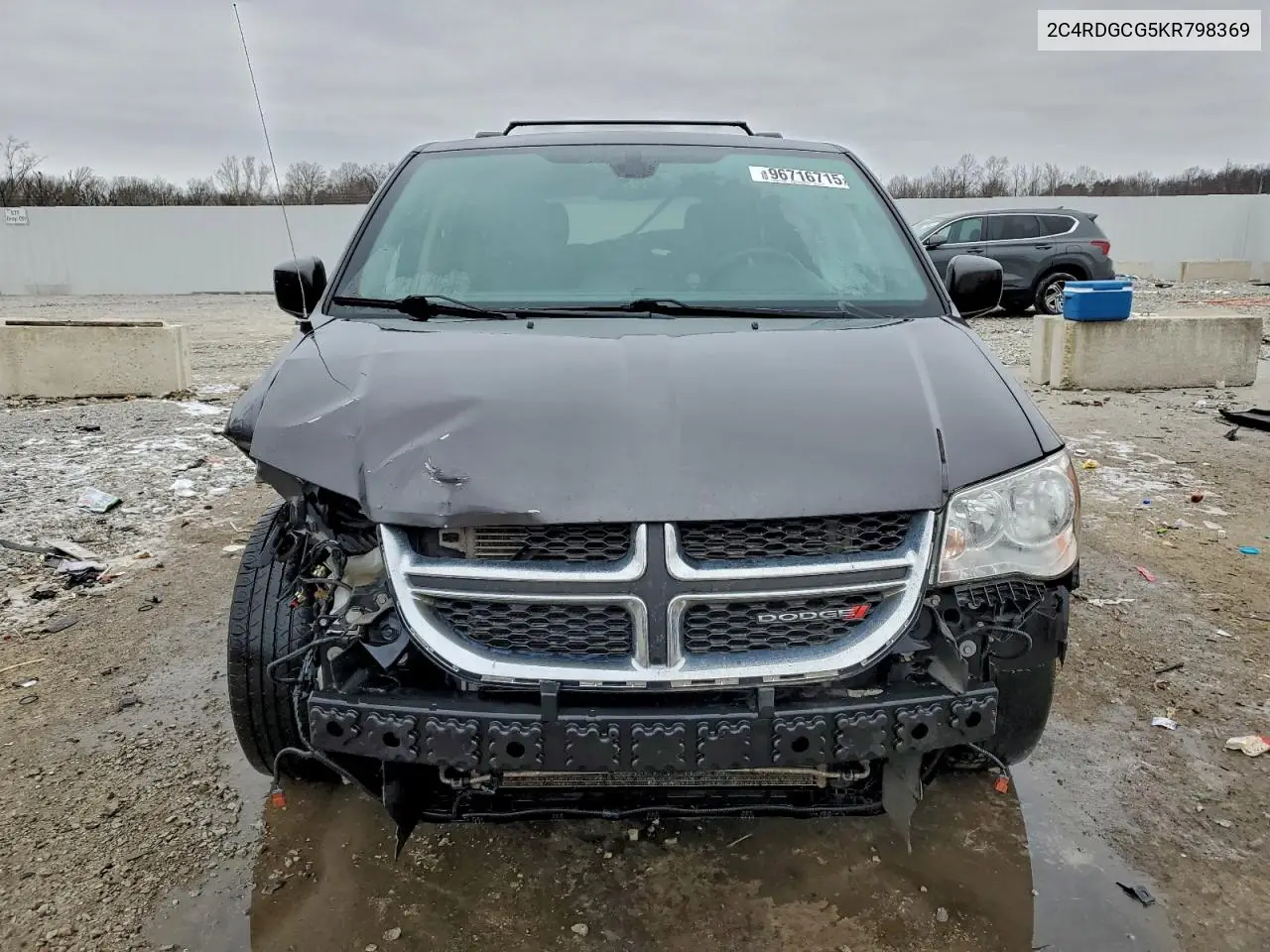 2C4RDGCG5KR798369 2019 Dodge Grand Caravan Sxt