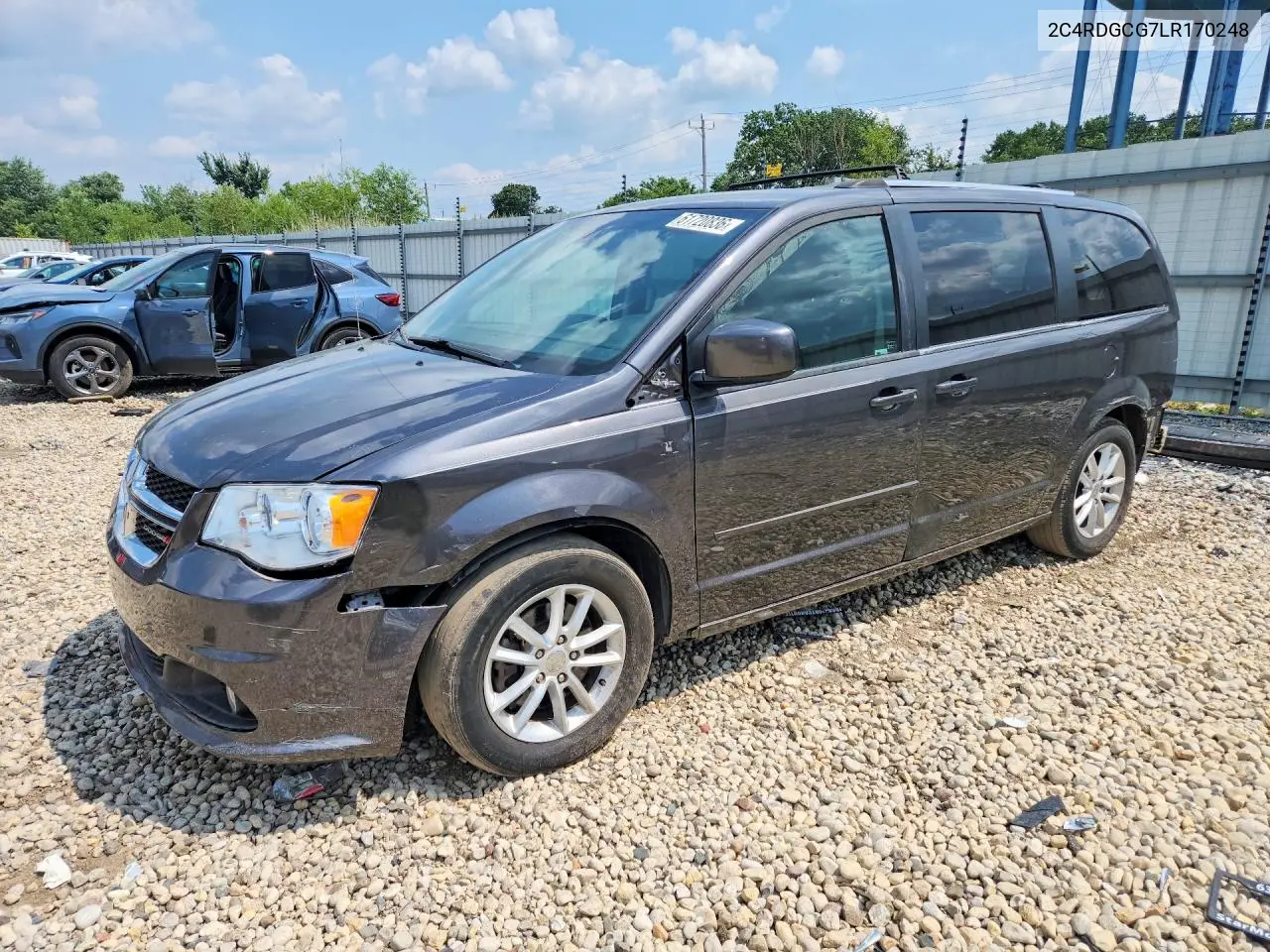 2020 Dodge Grand Caravan Sxt VIN: 2C4RDGCG7LR170248 Lot: 61720836