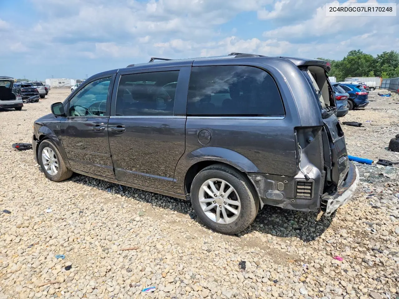2020 Dodge Grand Caravan Sxt VIN: 2C4RDGCG7LR170248 Lot: 61720836