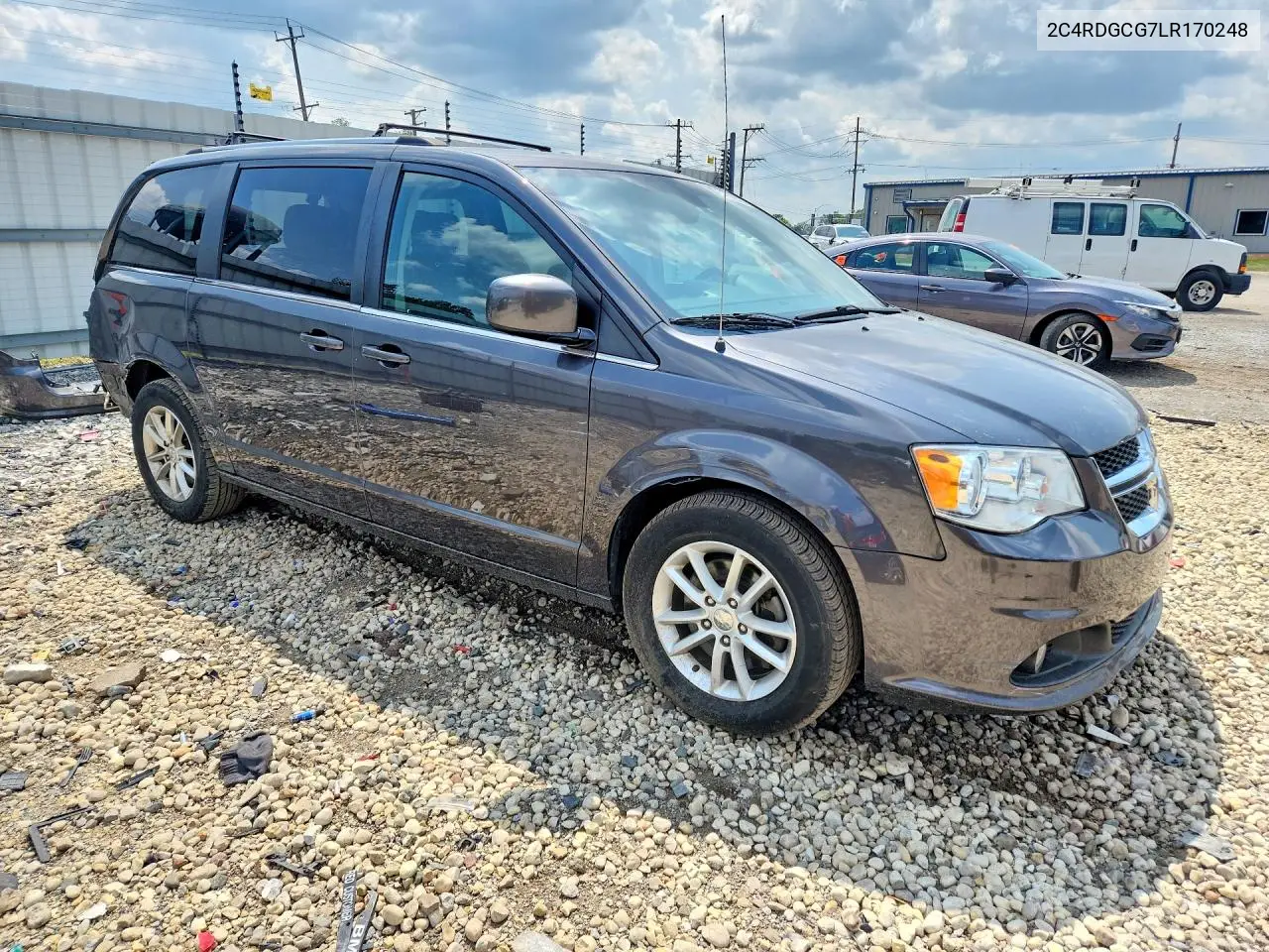 2020 Dodge Grand Caravan Sxt VIN: 2C4RDGCG7LR170248 Lot: 61720836