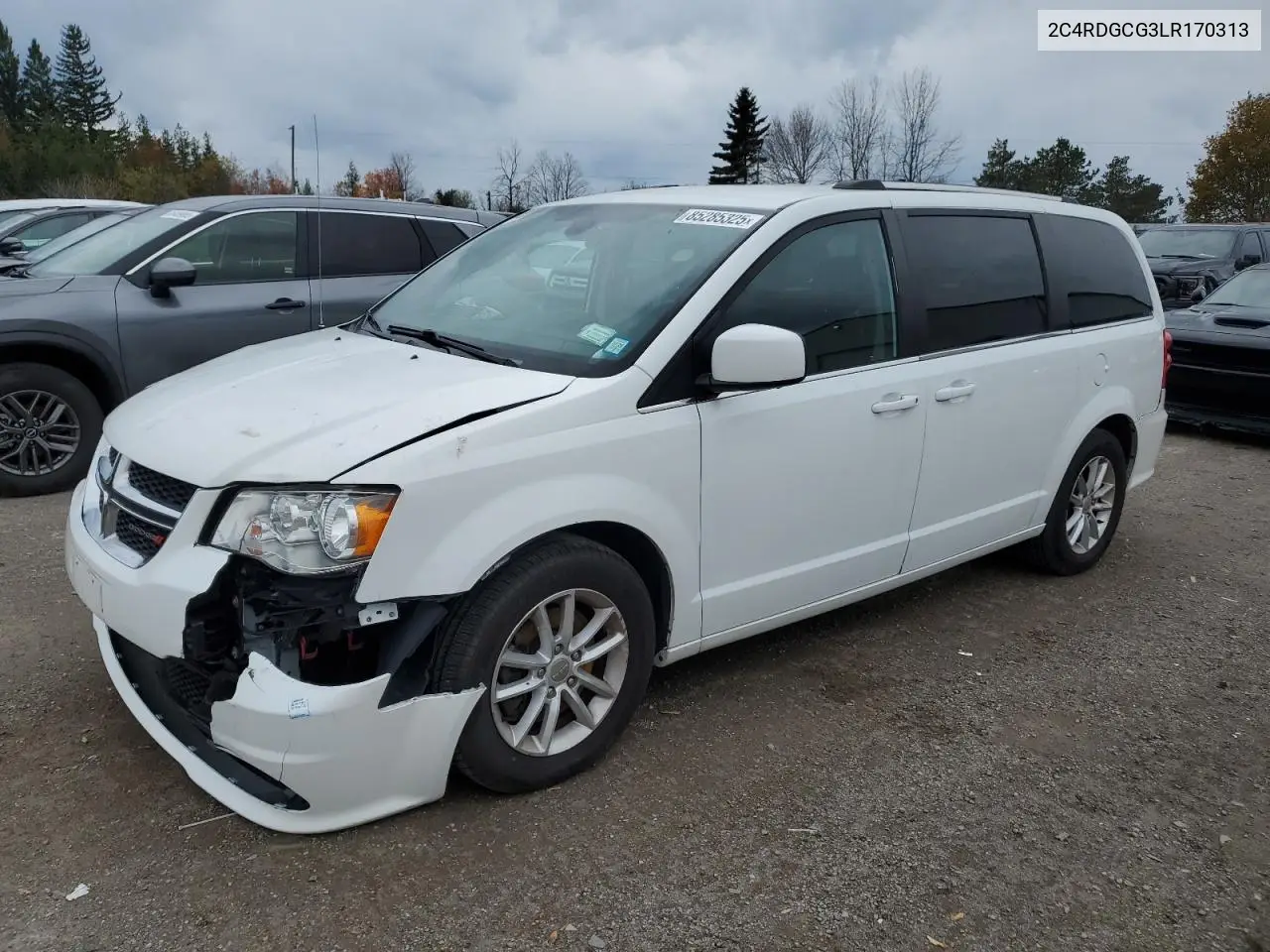 2C4RDGCG3LR170313 2020 Dodge Grand Caravan Sxt