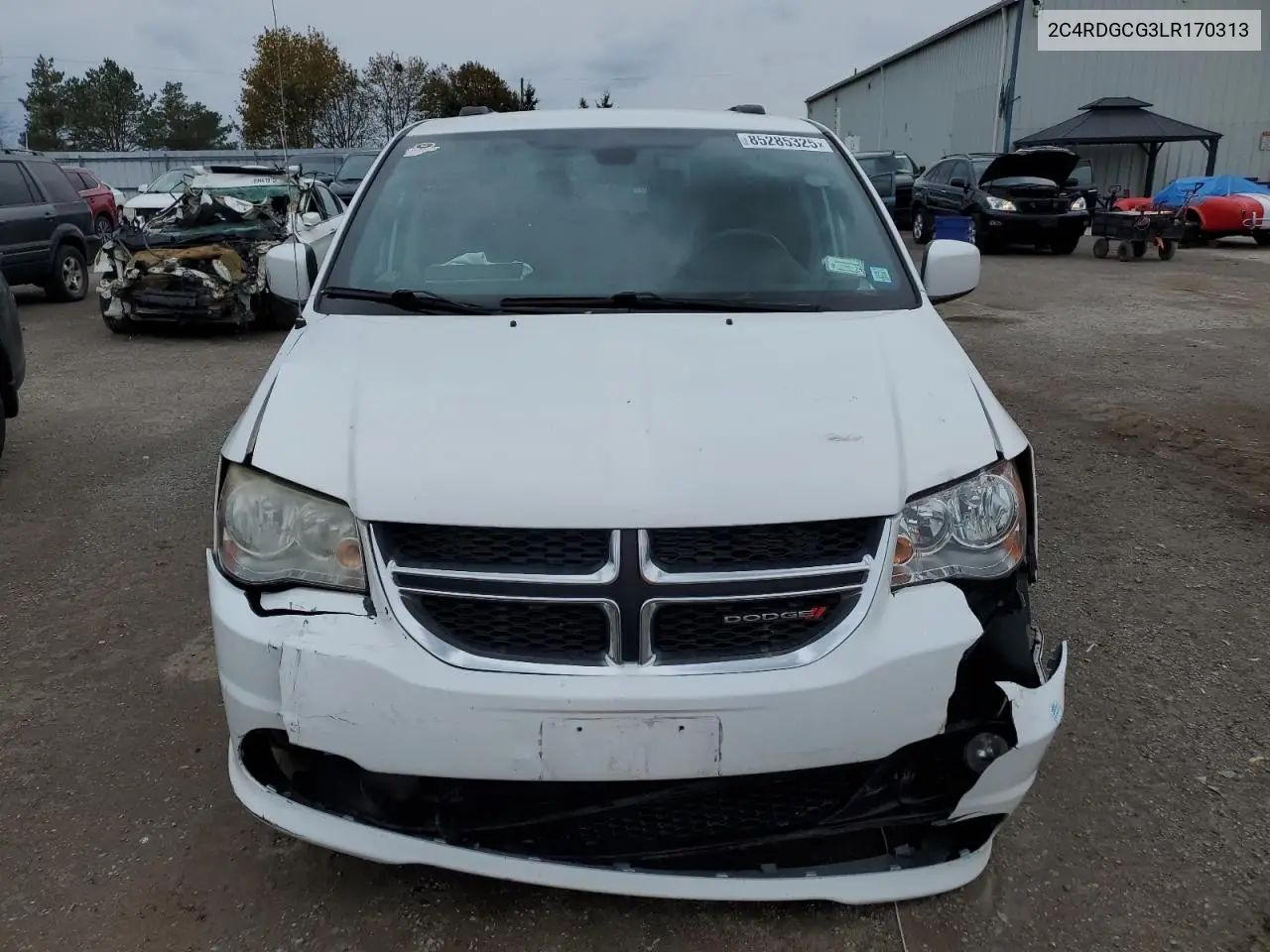 2C4RDGCG3LR170313 2020 Dodge Grand Caravan Sxt