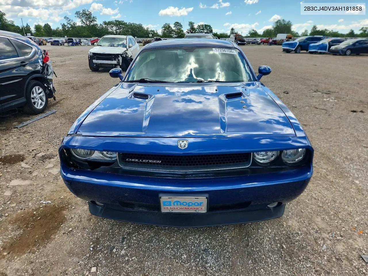2010 Dodge Challenger Se VIN: 2B3CJ4DV3AH181858 Lot: 57296156